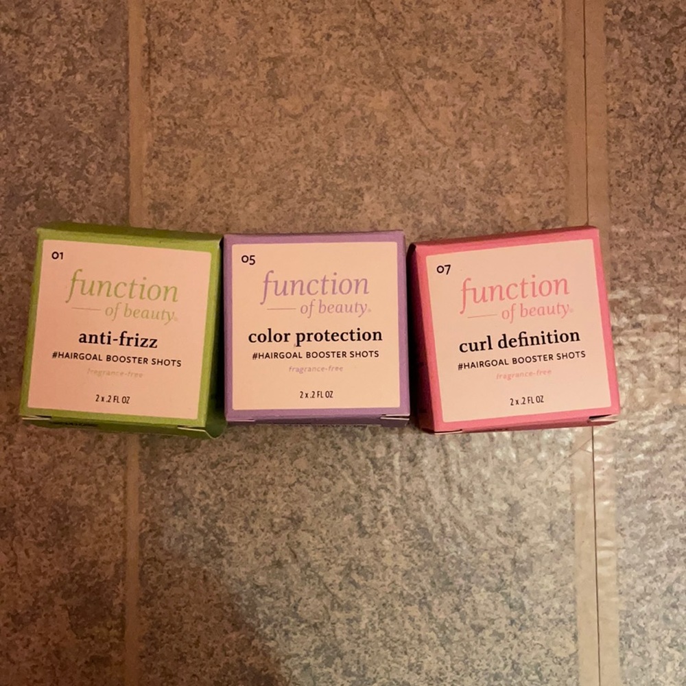 Function of beauty shampoo/conditioner boostr shot